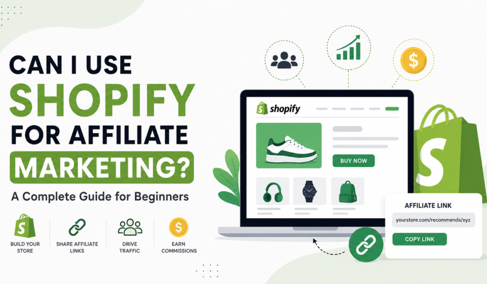 Can I Use Shopify for Affiliate Marketing?